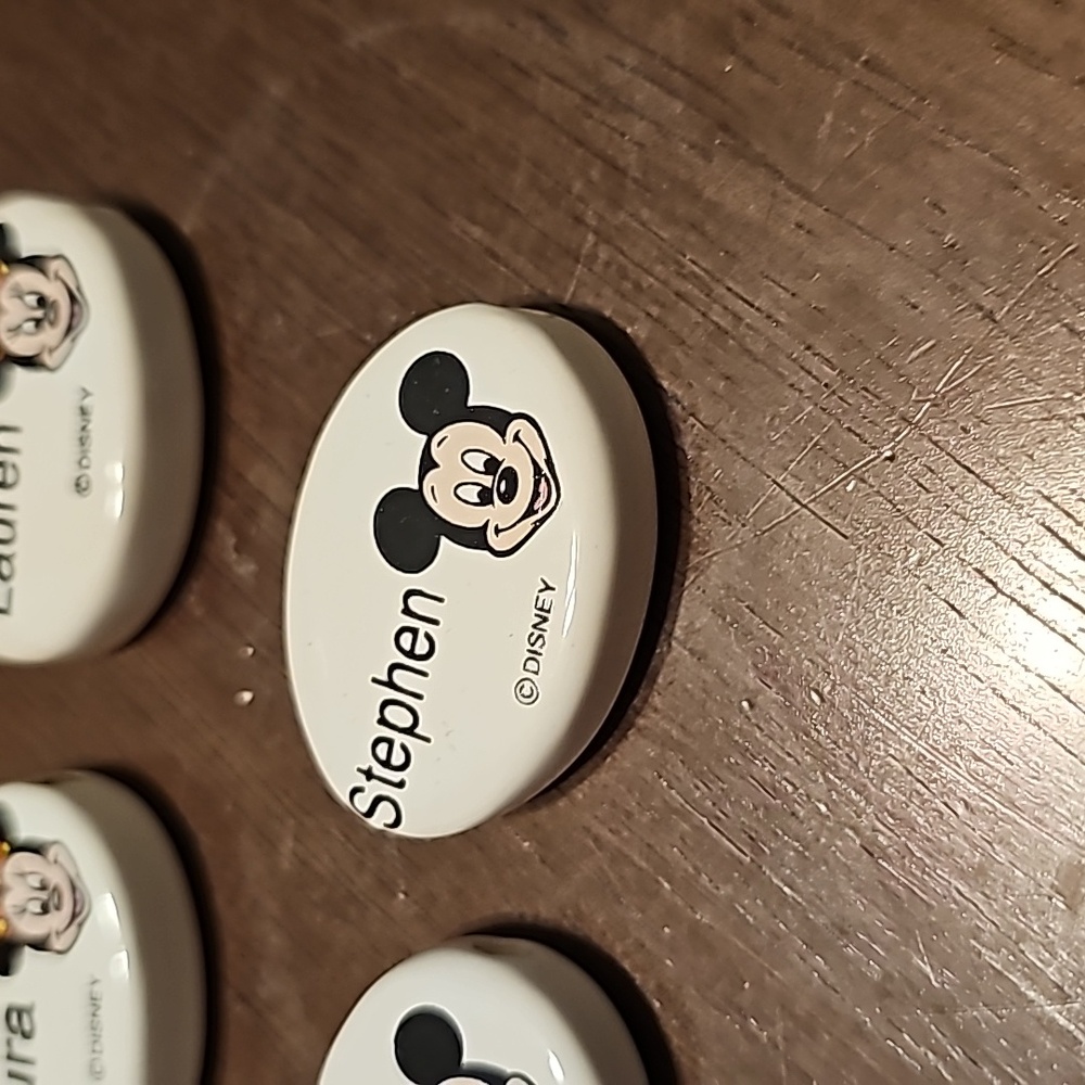New Vintage Disney Micky & Minnie Name Charms For Braclet Necklace Crafts - Picture 2 of 10